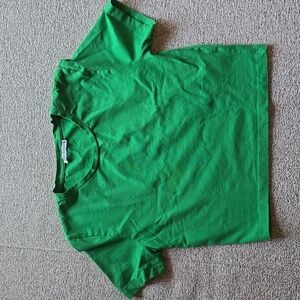 Kelly green Zara cropped top